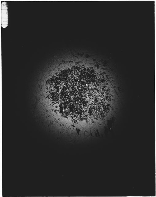 Black and white grain mount Thin Section photograph of Apollo 12 Sample(s) 12057,83.