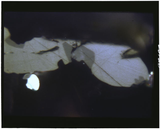 Thin Section Color Photo of Apollo 14 Sample 14310