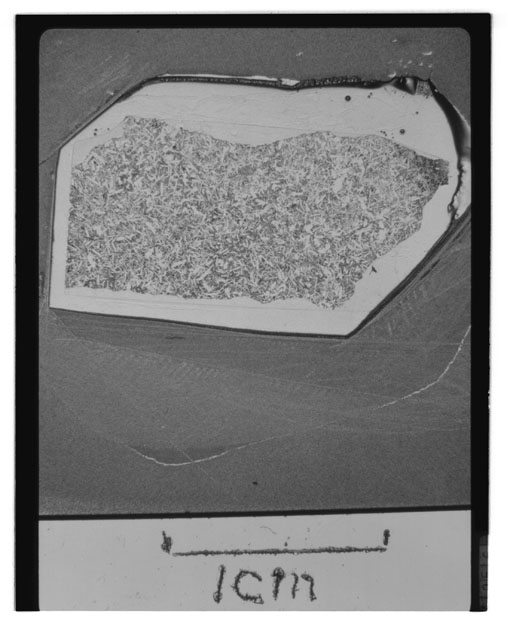 Black and white Thin Section photograph of Apollo 14 Sample(s) 14310,5.