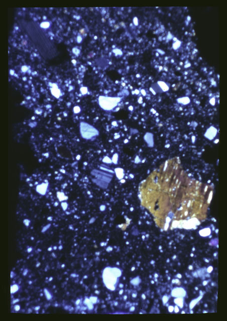 Thin Section Color Photo of Apollo 14 Sample 14308