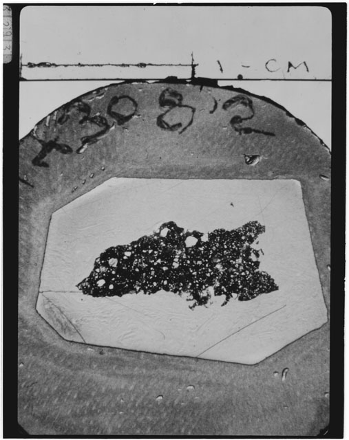 Black and white Thin Section photograph of Apollo 14 Sample(s) 14308,5.