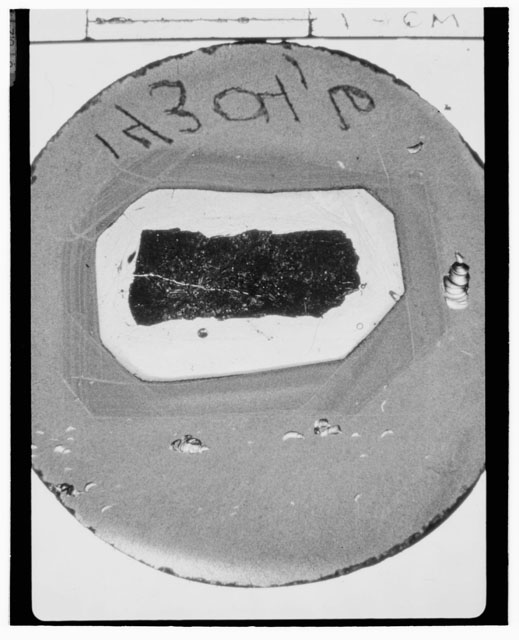 Black and white Thin Section photograph of Apollo 14 Sample(s) 14304,6.