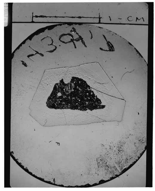 Black and white Thin Section photograph of Apollo 14 Sample(s) 14304,7.
