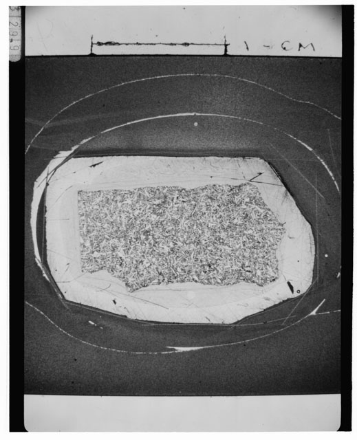 Black and white Thin Section photograph of Apollo 14 Sample(s) 14310,10.