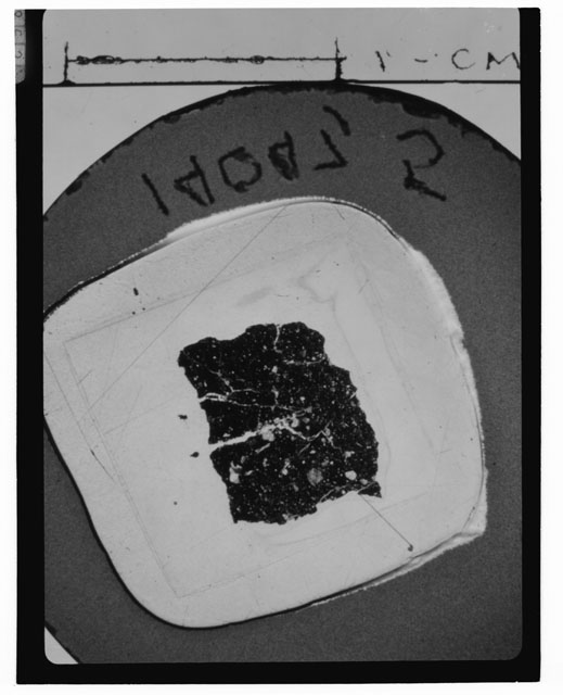 Black and white Thin Section photograph of Apollo 14 Sample(s) 14047,5.