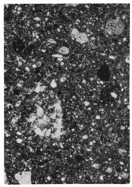 Black and white Thin Section photograph of Apollo 14 Sample(s) 14049,6.