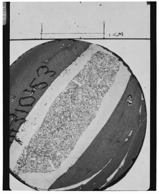 Black and white Thin Section photograph of Apollo 14 Sample(s) 14310,23.