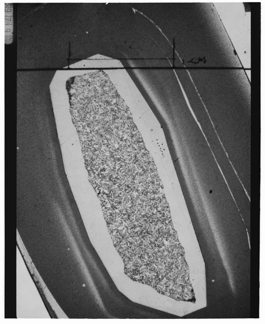 Black and white Thin Section photograph of Apollo 14 Sample(s) 14310,27.