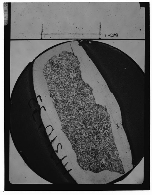 Black and white Thin Section photograph of Apollo 14 Sample(s) 14310,33.