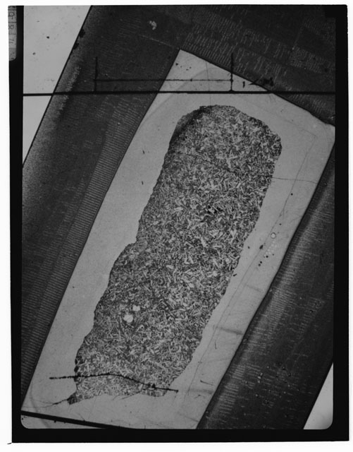 Black and white Thin Section photograph of Apollo 14 Sample(s) 14310,26.