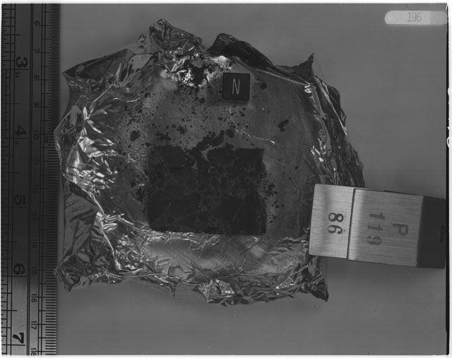 Black and White Processing Photo of Apollo 14 Sample Group 14321,119,86