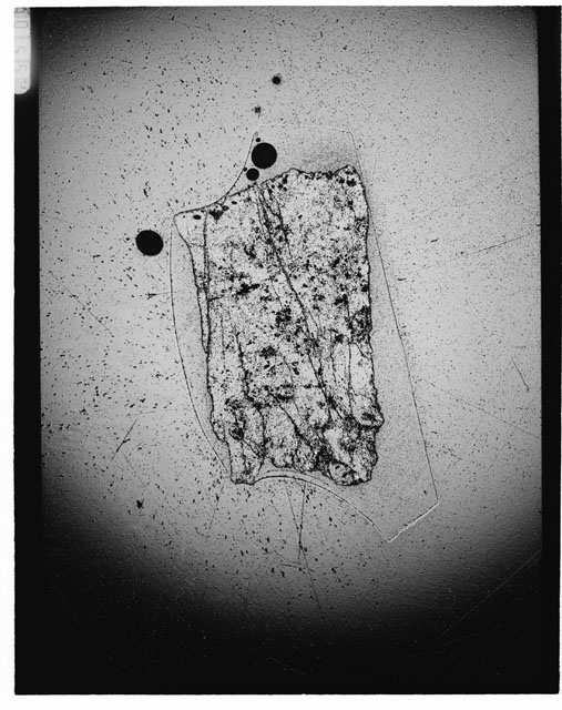 Black and white Thin Section photograph of Apollo 14 Sample(s) 14304,17.