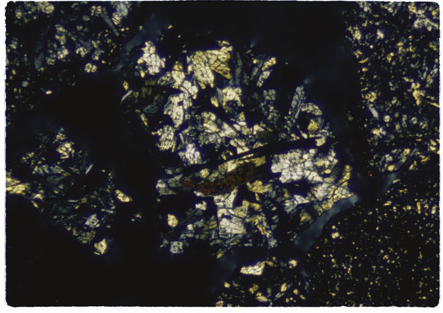 Color Thin Section Photo of Apollo 14 Sample 14321,0