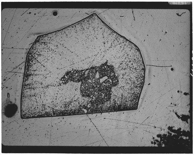 Black and white Thin Section photograph of Apollo 14 Sample(s) 14049,11.