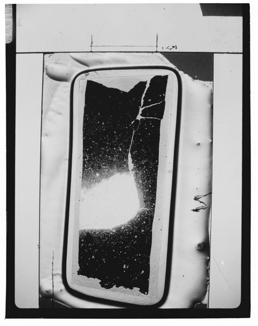 Black and white Thin Section photograph of Apollo 14 Sample(s) 14307,29.