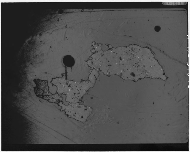 Black and white Thin Section photograph of Apollo 14 Sample(s) 14311,74.