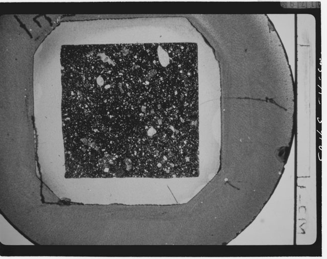 Black and white Thin Section photograph of Apollo 14 Sample(s) 14313,46.