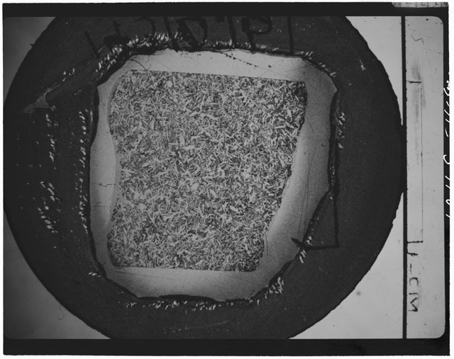 Black and white Thin Section photograph of Apollo 14 Sample(s) 14310,167.