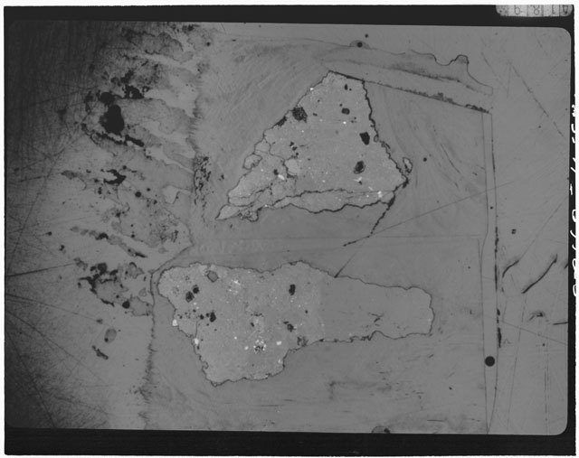 Black and white Thin Section photograph of Apollo 14 Sample(s) 14311,75.