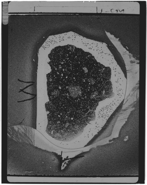 Black and white Thin Section photograph of Apollo 14 Sample(s) 14311,97.