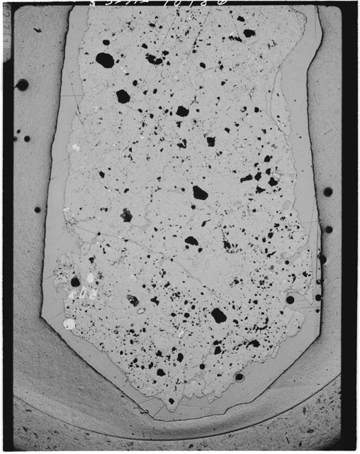 Black and white Thin Section photograph of Apollo 14 Sample(s) 14311,99.