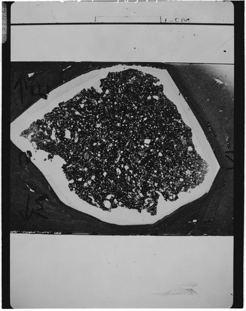 Black and white Thin Section photograph of Apollo 14 Sample(s) 14311,89.