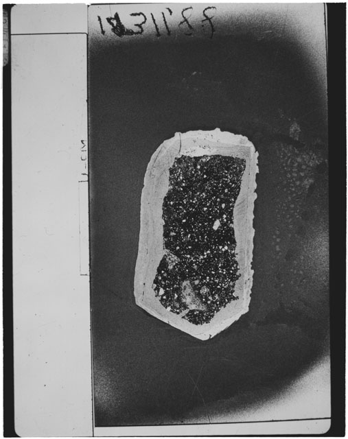 Black and white Thin Section photograph of Apollo 14 Sample(s) 14311,88.