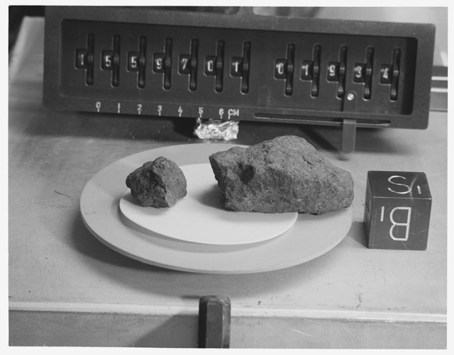 Inventory Photograph of Apollo 15 Sample(s) 15597,01