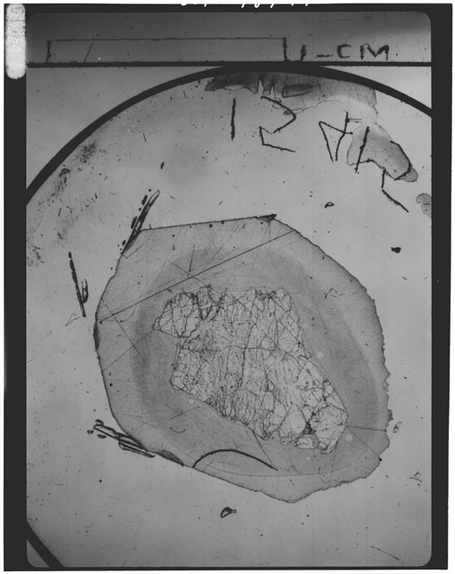 Thin Section Photograph of Apollo 15 Sample(s) 15415,22