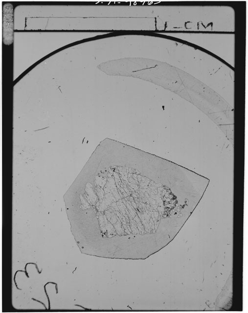 Thin Section Photograph of Apollo 15 Sample(s) 15415,23