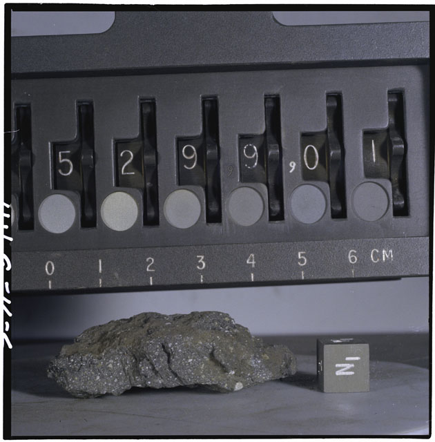 Color Photograph of Apollo 15 Sample(s) 15299, 1; ortho type with orientation 0 degrees, N1.