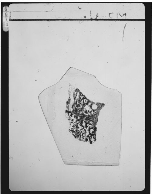 Thin Section Photograph of Apollo 15 Sample(s) 15418,11