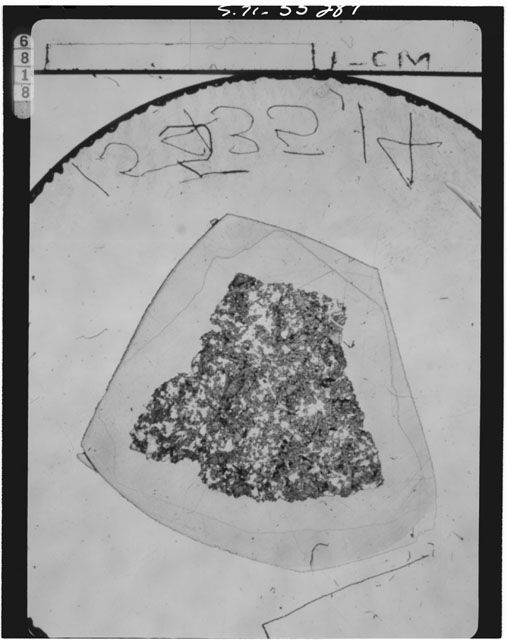 Thin Section Photograph of Apollo 15 Sample(s) 15535,14
