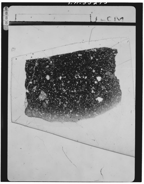Thin Section Photograph of Apollo 15 Sample(s) 15298,22