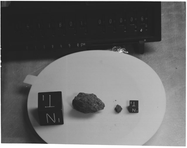 Inventory Photograph of Apollo 15 Sample(s) 15118,01