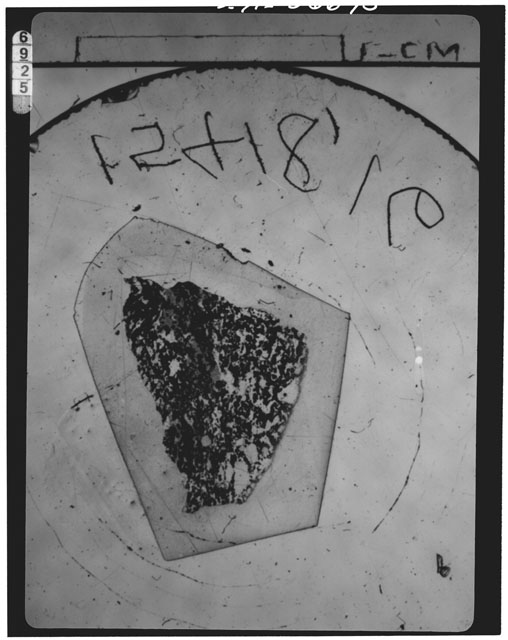 Thin Section Photograph of Apollo 15 Sample(s) 15418,16