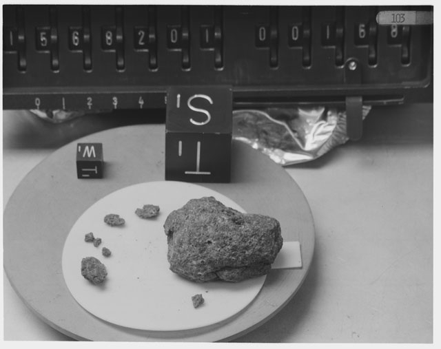 Inventory Photograph of Apollo 15 Sample(s) 15682,02