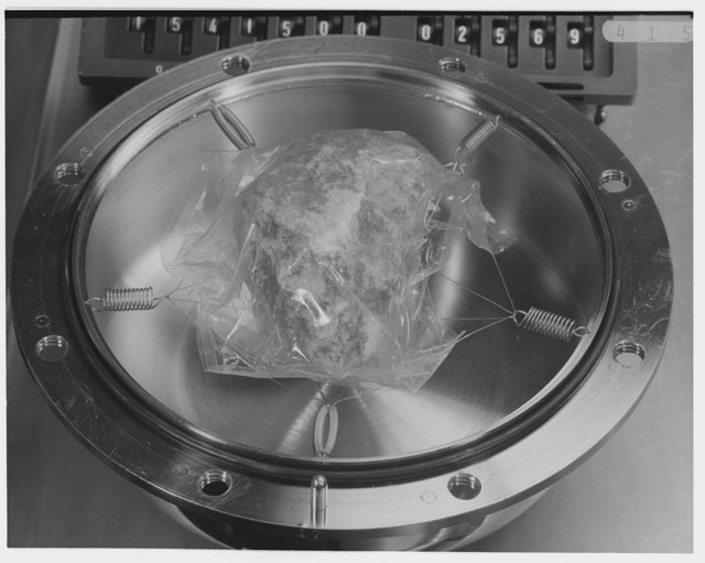 Inventory Photograph of Apollo 15 Sample(s) 15415