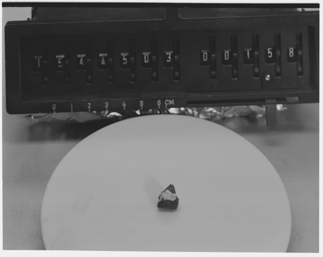 Inventory Photograph of Apollo 15 Sample(s) 15445,3