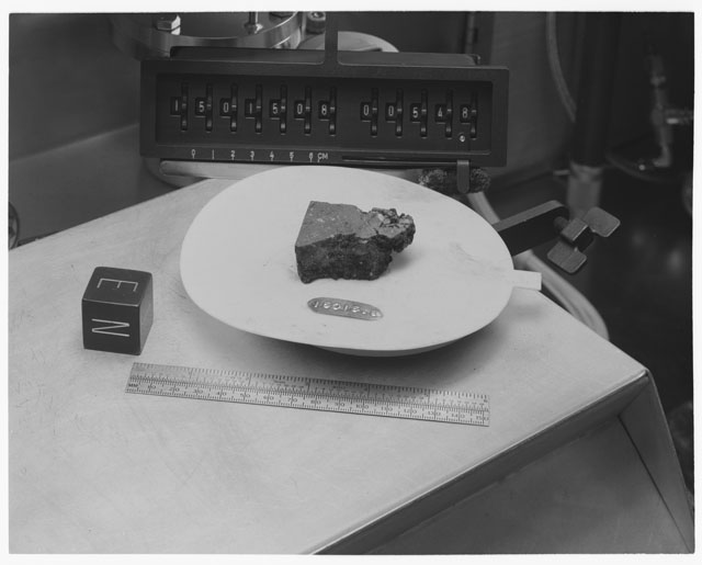 Inventory Photograph of Apollo 15 Sample(s) 15015,8