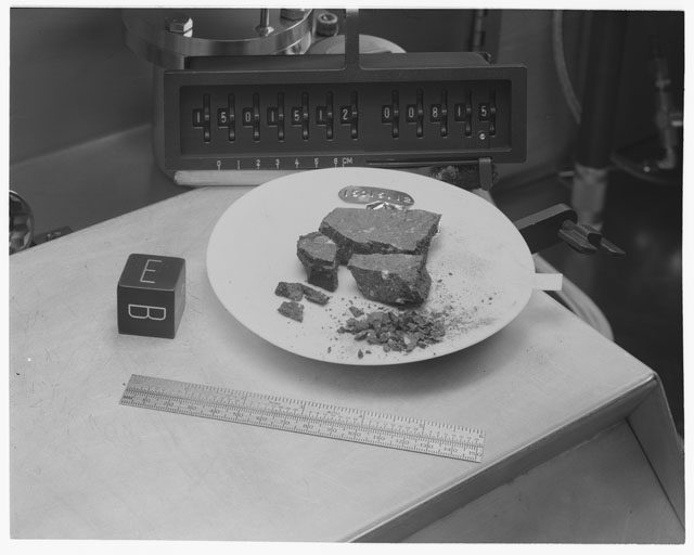 Inventory Photograph of Apollo 15 Sample(s) 15015,12