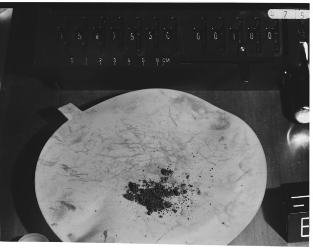 Inventory Photograph of Apollo 15 Sample(s) 15475,30