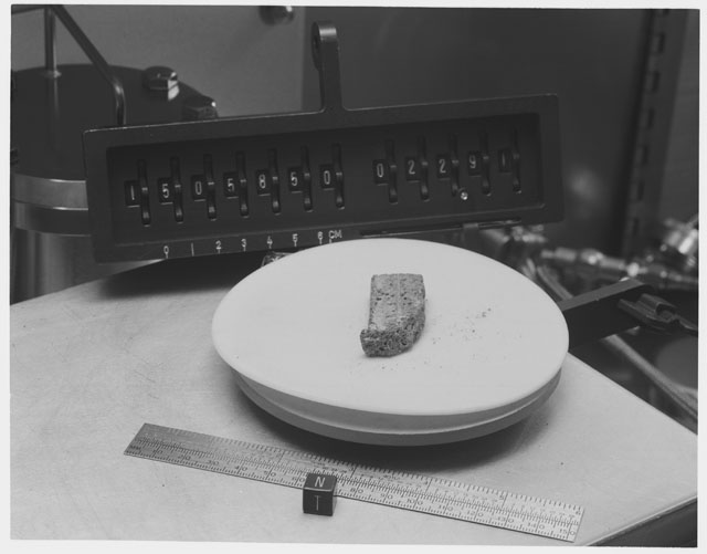 Inventory Photograph of Apollo 15 Sample(s) 15058,50