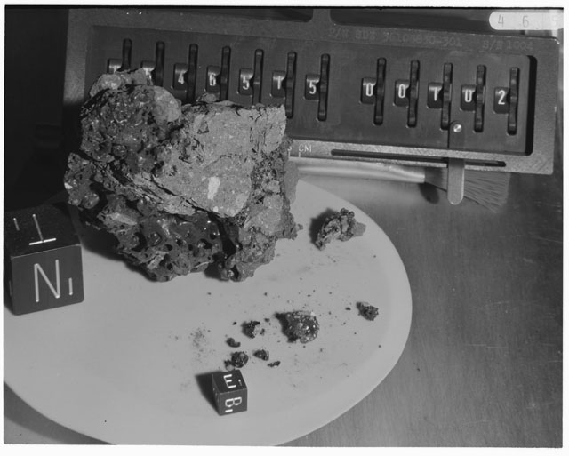 Inventory Photograph of Apollo 15 Sample(s) 15465,15