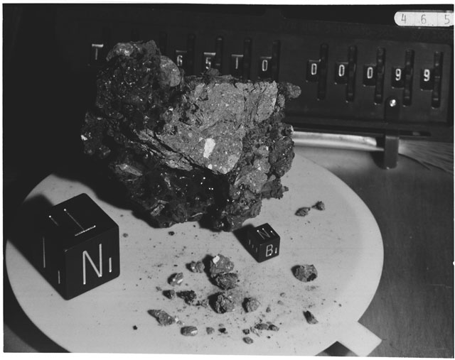 Inventory Photograph of Apollo 15 Sample(s) 15465,10