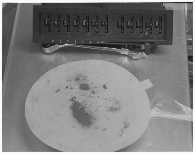 Inventory Photograph of Apollo 15 Sample(s) 15558,13