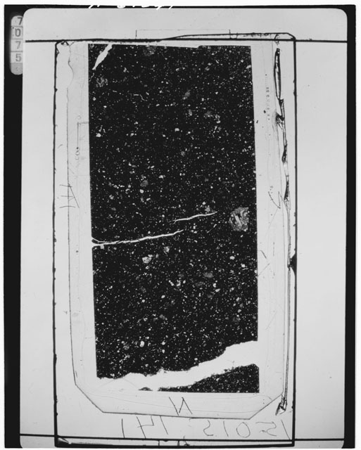 Thin Section Photograph of Apollo 15 Sample(s) 15015,141