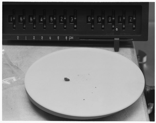 Inventory Photograph of Apollo 15 Sample(s) 15545,23