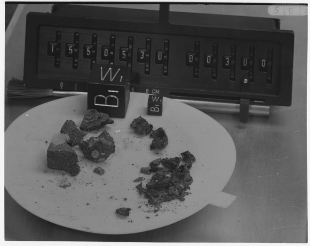 Inventory Photograph of Apollo 15 Sample(s) 15505,30