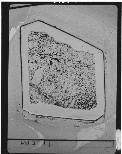 Thin Section Photograph of Apollo 15 Sample(s) 15058,60